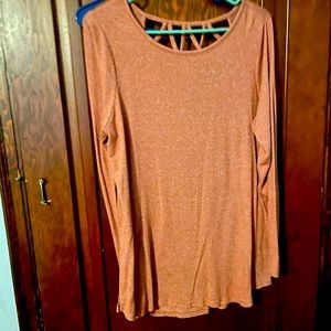 Pink comfy dress top